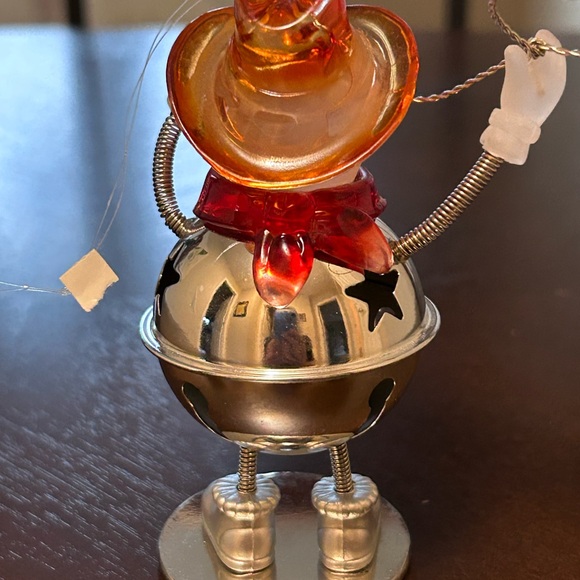 Cowboy snowman ornament. - Picture 4 of 10